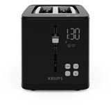 Krups Smart'n Light Toaster KH6418 schwarz, 850 Watt, für 2 Krups Smart'n Light Toaster KH6418 schwarz, 850 Watt, für 2