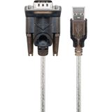 goobay USB 2.0 A/D-SUB Kabel 1,5 m hellgrau, 1 St.