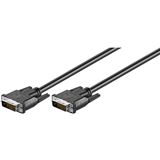 (&euro;2,18*/1m) 5.00m goobay DVI-D Anschlusskabel DVI 24+1 Stecker