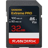 32GB SanDisk Extreme PRO SD UHS-I SD 100MB/S(R) / 90MB/S(W)