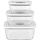 Rommelsbacher Vakuumier Glasbehälter-Set VCG 1 (transparent, Rommelsbacher Vakuumier Glasbehälter-Set VCG 1 (transparent,
