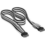(€26,00*/1m) 0.65m Corsair Stromkabel Premium 12V-2x6 auf (€26,00*/1m) 0.65m Corsair Stromkabel Premium 12V-2x6 auf