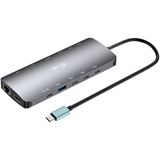 I-TEC USB-C NANO 3X LCD DOCK 2X HDMI 1X USB-C VIDEO PD 140W ohne