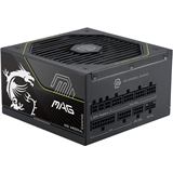 1000 Watt MSI MAG A1000PLS PCIE5 Modular 80+ Platinum