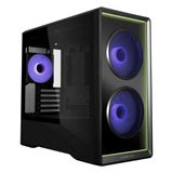 Lian Li Vector V150 INF mATX Geh&auml;use, Tempered Glass - schwarz