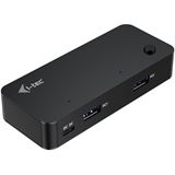 I-TEC UNIVERSAL KVM HUB 2X USB-C + 2X USB-A 3.0 PORT