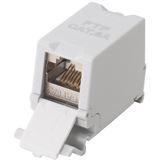 Equip Keystone-Koppler geschirmt Cat6A 1xRJ45 DIN gr
