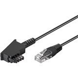 (&euro;1,63*/1m) 3.00m goobay Router Anschlusskabel TAE-F Stecker auf