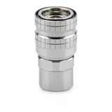 Thermal Grizzly DeltaMate Schnellkupplung Weiblich - F Glanz Nickel