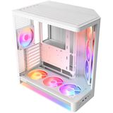 NZXT H6 FLOW (2026) RGB+ ALL White MidiTower mit L&uuml;fter retail