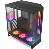 NZXT H6 FLOW (2026) RGB+ ALL Black Midi mit L&uuml;fter retail
