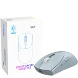 MSI Forge GM340 W Sky WIRELESS Gaming Maus