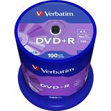 Verbatim DVD+R 4.7 GB 100er Spindel (43551)