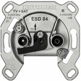 Kathrein Antennensteckdose ESD 84 Koax Stecker + Koax Buchse auf Kathrein Antennensteckdose ESD 84 Koax Stecker + Koax Buchse auf