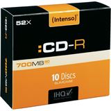 Intenso CD-R 700 MB 10er Slimcase (1001622)