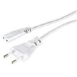 (&euro;3,27*/1m) 1.50m InLine Stromkabel Anschlusskabel 2pol Stecker