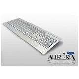 Enermax Aurora Premium Alu Tastatur Silber Deutsch USB