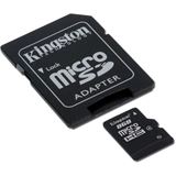 8 GB Kingston Standard microSDHC Class 4 Bulk inkl. Adapter 8 GB Kingston Standard microSDHC Class 4 Bulk inkl. Adapter
