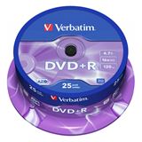 Verbatim DVD+R 4.7 GB 25er Spindel (43500)