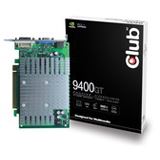 512MB Club 3D GeForce 9400GT passiv GDDR2 DVI TVo PCIe