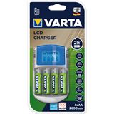Varta Power Play Ladegerät inkl. 4x Mignon AA NiMH Akkus 2500mAh Varta Power Play Ladegerät inkl. 4x Mignon AA NiMH Akkus 2500mAh