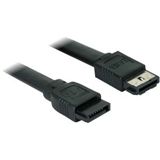 (€6,90*/1m) 1.00m Delock eSATA 3GB/s Anschlusskabel SATA Stecker (€6,90*/1m) 1.00m Delock eSATA 3GB/s Anschlusskabel SATA Stecker