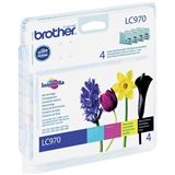Brother Tinte LC-970 Value Pack LC970VALBP schwarz, cyan, magenta, Brother Tinte LC-970 Value Pack LC970VALBP schwarz, cyan, magenta,