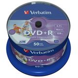 Verbatim DVD+R 4.7 GB bedruckbar 50er Spindel (43512)