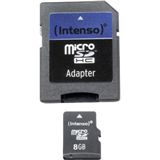 8 GB Intenso Standard microSDHC Class 4 Retail inkl. Adapter