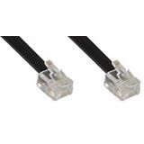 (€0,65*/1m) 6.00m InLine Telefon Anschlusskabel RJ11 Stecker auf (€0,65*/1m) 6.00m InLine Telefon Anschlusskabel RJ11 Stecker auf