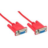 (€3,45*/1m) 2.00m InLine Nullmodem Anschlusskabel 9pol Stecker (€3,45*/1m) 2.00m InLine Nullmodem Anschlusskabel 9pol Stecker