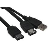 (€8,90*/1m) 1.00m Delock eSATA Anschlusskabel eSATA Stecker auf (€8,90*/1m) 1.00m Delock eSATA Anschlusskabel eSATA Stecker auf