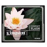 8 GB Kingston Standard Compact Flash TypI 133x Bulk