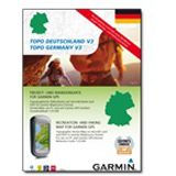 Garmin SD/microSD DVD Topo Deutschland Süd V3