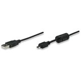 (€2,17*/1m) 1.80m Manhattan USB2.0 Anschlusskabel USB A Stecker (€2,17*/1m) 1.80m Manhattan USB2.0 Anschlusskabel USB A Stecker