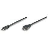 (€4,39*/1m) 1.80m Manhattan HDMI Anschlusskabel High-Speed Mini (€4,39*/1m) 1.80m Manhattan HDMI Anschlusskabel High-Speed Mini