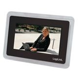 7" (17,78cm) LogiLink Digitaler Bilderrahmen schwarz/silberZ!AL