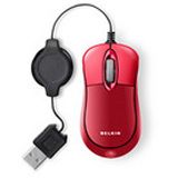 Belkin Jetset Optische Maus Rot USB