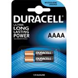 Duracell Ultra LR8 Alkaline AAAA Mini Batterie 1.5 V 2er Pack Duracell Ultra LR8 Alkaline AAAA Mini Batterie 1.5 V 2er Pack