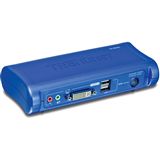 Trendnet TK-204UK 2-fach Desktop KVM-Switch