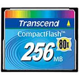 256 MB Transcend 80x Compact Flash TypI 80x Retail