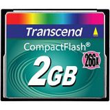 2 GB Transcend Standard Compact Flash TypI 266x Bulk