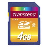 4 GB Transcend Standard SDHC Class 10 Bulk