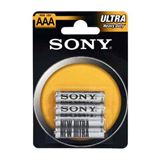 Sony Ultra Heavy Duty R03 Zink-Kohle AAA Micro Batterie 1.5 V 4er Pack Sony Ultra Heavy Duty R03 Zink-Kohle AAA Micro Batterie 1.5 V 4er Pack