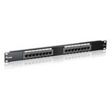 Equip PatchPanel Cat.5e 16 Port 1HE schwarz