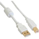 (&euro;1,38*/1m) 5.00m InLine USB2.0 Anschlusskabel USB A Stecker auf