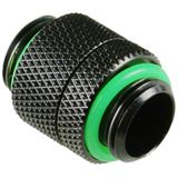 Bitspower Adapter gerade/drehbar 2x Gewinde G1/4" matt schwarz Bitspower Adapter gerade/drehbar 2x Gewinde G1/4" matt schwarz