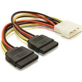 (€24,38*/1m) 0.16m Delock SATA Y-Stromadapterkabel Molex-Stecker (€24,38*/1m) 0.16m Delock SATA Y-Stromadapterkabel Molex-Stecker