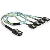 (€33,80*/1m) 0.50m Delock SAS Adapterkabel SFF-8087 Stecker auf (€33,80*/1m) 0.50m Delock SAS Adapterkabel SFF-8087 Stecker auf