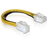 (€32,67*/1m) 0.15m Delock Stromkabel Adapterkabel 4pol P4 Buchse (€32,67*/1m) 0.15m Delock Stromkabel Adapterkabel 4pol P4 Buchse